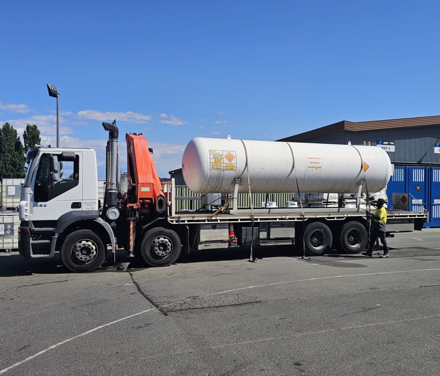 Aeropac's fourth bulk gas tank "will help it meet contract filling ...