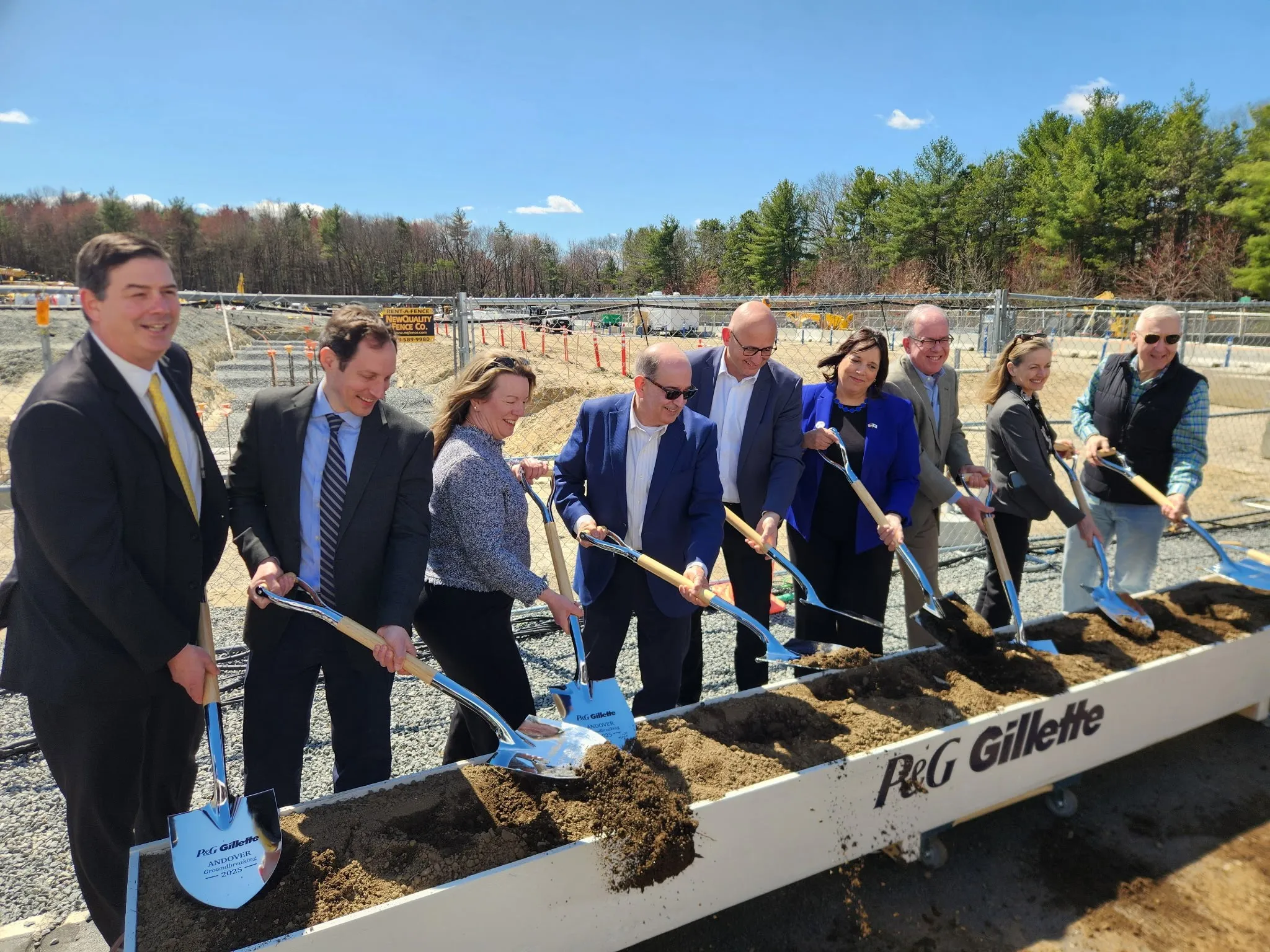 Gillette production plant breaks ground in Andover