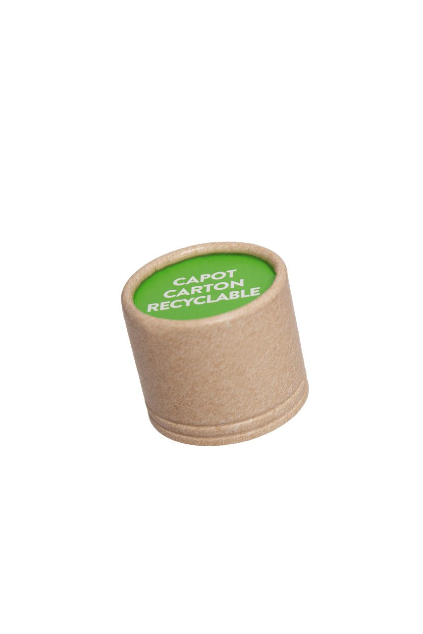 WIMBÉE’s cardboard cap disrupts a plastic-heavy market