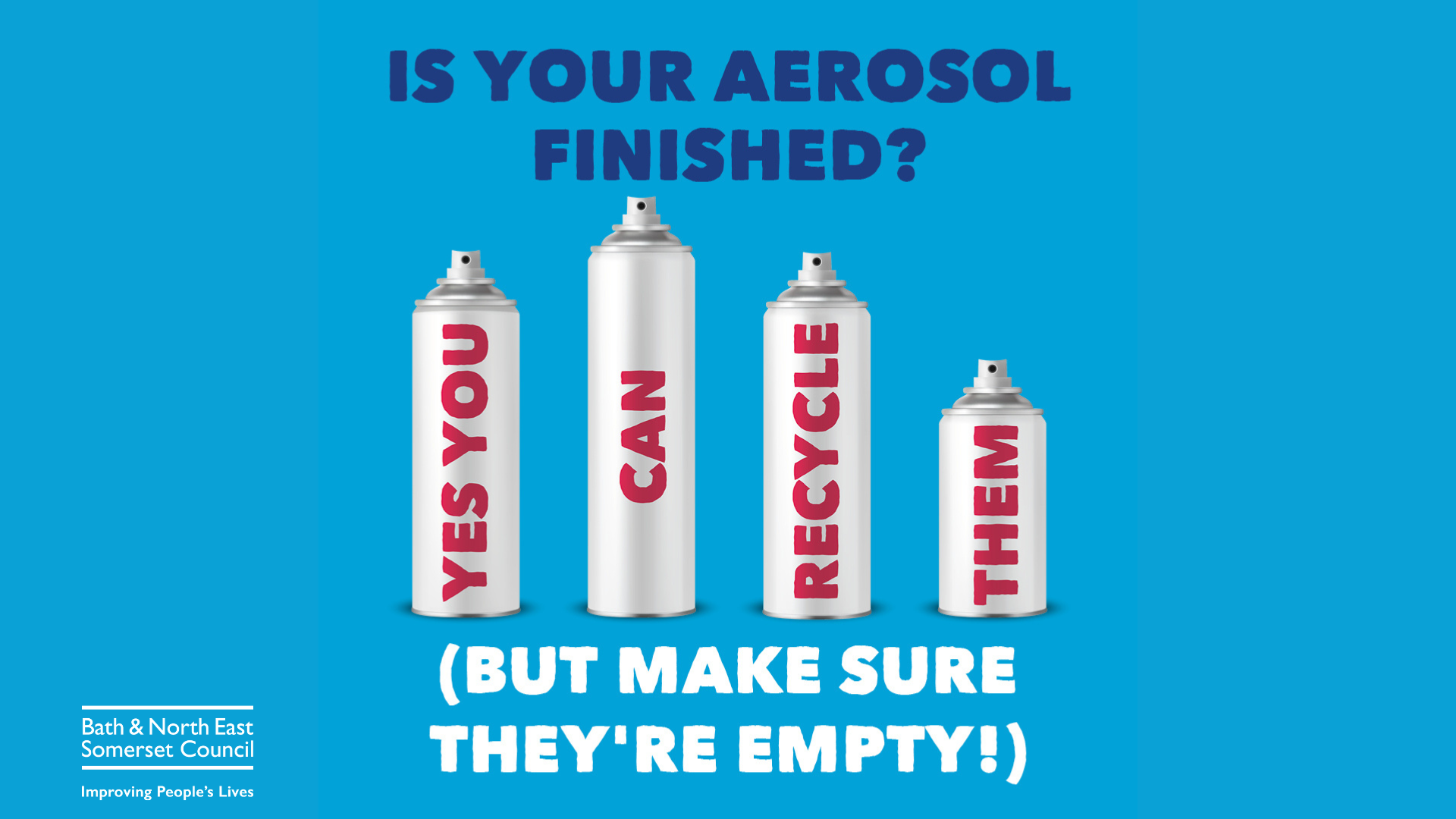 Bath & North East Somerset Council joins national aerosol recycling project