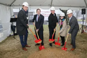 Connecticut Governor Ned Lamont and U.S. Senator Richard Blumenthal joined Henkel leaders and other distinguished guests to celebrate the groundbreaking of Henkel’s new Center of Research & Development