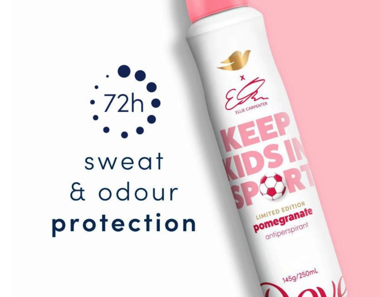 Dove and Ellie Carpenter launch limited-edition range