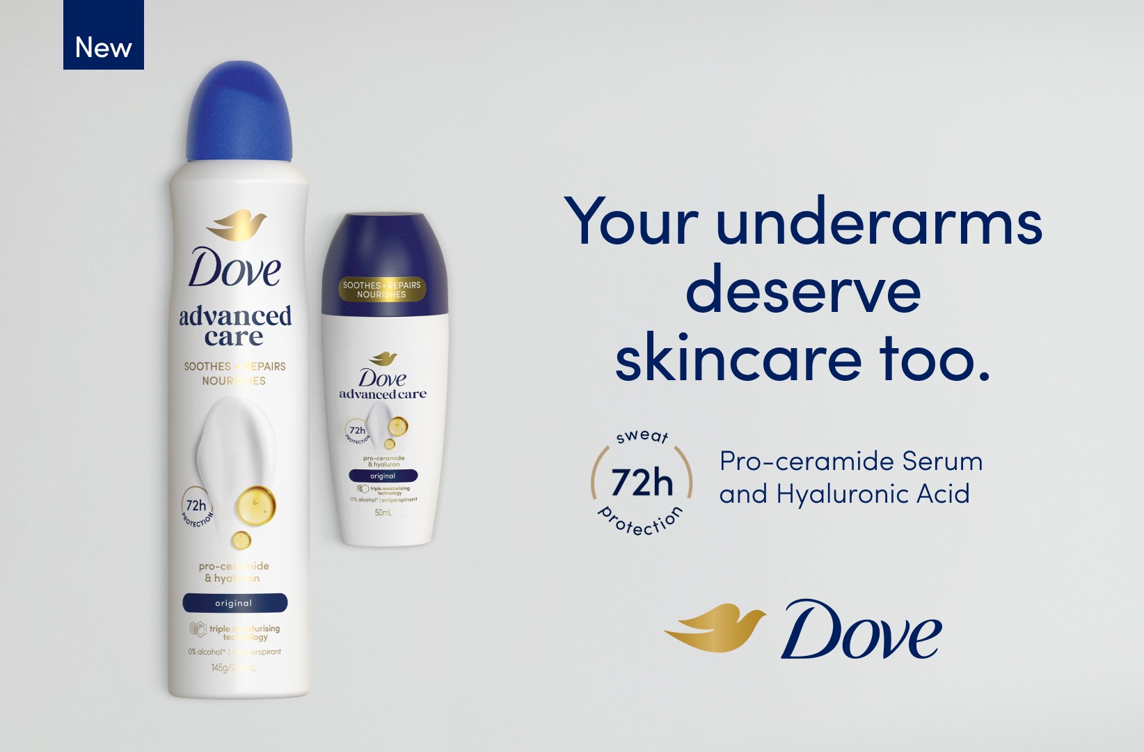 Dove launches upgraded Advanced Care deodorant range